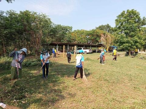 สมาชิกอาสาสมัครท้องถิ่นรักษ์โลก ร่วมกันทำกิจกรรม ฺBig cleaning day ในเขตตำบลโคกสะอาด