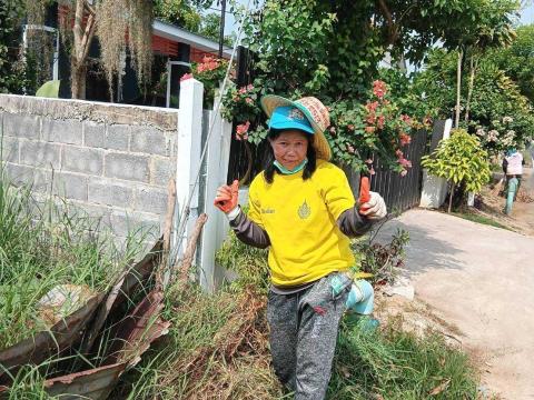 สมาชิกอาสาสมัครท้องถิ่นรักษ์โลก ร่วมกันทำกิจกรรม ฺBig cleaning day ในเขตตำบลโคกสะอาด