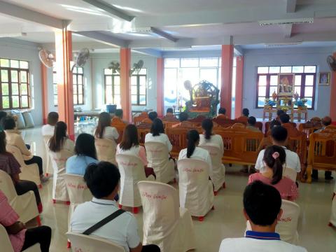 พิธีฟังเทศน์ "อุภินนมัตถจรกถา" เฉลิมพระธรรมบารมีสมเด็จพระนางเจ้าสิริกิติ์ฯ พระบรมราชชนนีพันปีหลวง