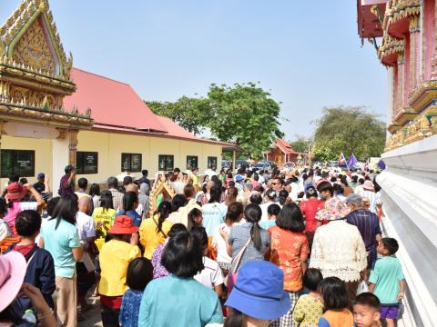 โครงการบรรพาสามเณรภาคฤดูร้อนเฉลิมพระเกียรติ สมเด็จพระกนิษฐาธิราชเจ้า กรมสมเด็จพระเทพรัตนราชสุดา เจ้าฟ้ามหาจักรีสิรินธรฯ วันที่ 4 เมษายน 2566 ณ วัดสว่างอารมณ์ บ้านหนองเฒ่ากา