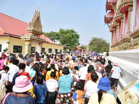 โครงการบรรพาสามเณรภาคฤดูร้อนเฉลิมพระเกียรติ สมเด็จพระกนิษฐาธิราชเจ้า กรมสมเด็จพระเทพรัตนราชสุดา เจ้าฟ้ามหาจักรีสิรินธรฯ วันที่ 4 เมษายน 2566 ณ วัดสว่างอารมณ์ บ้านหนองเฒ่ากา