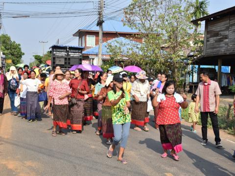 โครงการบรรพาสามเณรภาคฤดูร้อนเฉลิมพระเกียรติ สมเด็จพระกนิษฐาธิราชเจ้า กรมสมเด็จพระเทพรัตนราชสุดา เจ้าฟ้ามหาจักรีสิรินธรฯ วันที่ 4 เมษายน 2566 ณ วัดสว่างอารมณ์ บ้านหนองเฒ่ากา