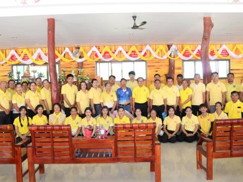 กิจกรรม วัด ประชา รัฐ สร้างสุข และกิจกรรมถวายภัตราหารเพล ณ วัดสว่างอารมณ์ บ้านหนองเฒ่ากา ม.1