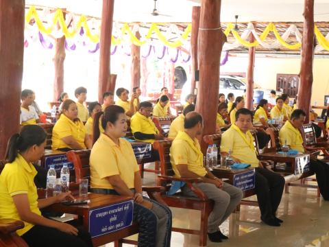 กิจกรรม วัด ประชา รัฐ สร้างสุข และกิจกรรมถวายภัตราหารเพล ณ วัดสว่างอารมณ์ บ้านหนองเฒ่ากา ม.1