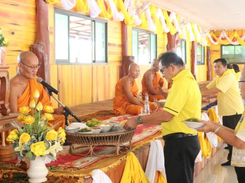 กิจกรรม วัด ประชา รัฐ สร้างสุข และกิจกรรมถวายภัตราหารเพล ณ วัดสว่างอารมณ์ บ้านหนองเฒ่ากา ม.1