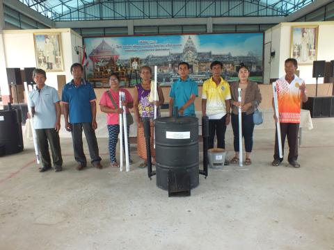 พิธีส่งมอบเทคโนโลยีพลังงานระดับชุมชน ณ หอประชุมองค์การบริหารส่วนตำบลโคกสะอาด อำเภอลำปลายมาศ จังหวัดบุรีรัมย์ วันที่ 28 เดือนสิงหาคม 2568