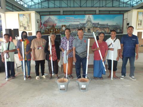 พิธีส่งมอบเทคโนโลยีพลังงานระดับชุมชน ณ หอประชุมองค์การบริหารส่วนตำบลโคกสะอาด อำเภอลำปลายมาศ จังหวัดบุรีรัมย์ วันที่ 28 เดือนสิงหาคม 2568