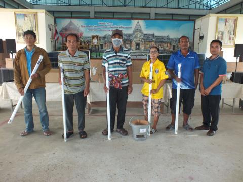 พิธีส่งมอบเทคโนโลยีพลังงานระดับชุมชน ณ หอประชุมองค์การบริหารส่วนตำบลโคกสะอาด อำเภอลำปลายมาศ จังหวัดบุรีรัมย์ วันที่ 28 เดือนสิงหาคม 2568