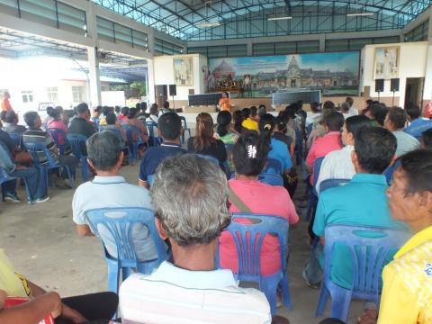 พิธีส่งมอบเทคโนโลยีพลังงานระดับชุมชน ณ หอประชุมองค์การบริหารส่วนตำบลโคกสะอาด อำเภอลำปลายมาศ จังหวัดบุรีรัมย์ วันที่ 28 เดือนสิงหาคม 2568