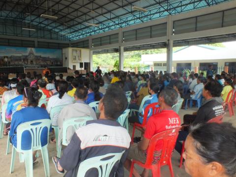พิธีส่งมอบเทคโนโลยีพลังงานระดับชุมชน ณ หอประชุมองค์การบริหารส่วนตำบลโคกสะอาด อำเภอลำปลายมาศ จังหวัดบุรีรัมย์ วันที่ 28 เดือนสิงหาคม 2568