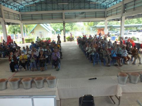 พิธีส่งมอบเทคโนโลยีพลังงานระดับชุมชน ณ หอประชุมองค์การบริหารส่วนตำบลโคกสะอาด อำเภอลำปลายมาศ จังหวัดบุรีรัมย์ วันที่ 28 เดือนสิงหาคม 2568