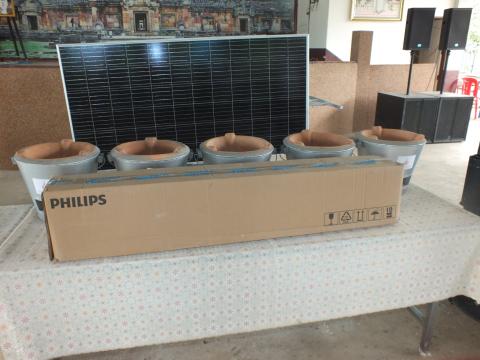 พิธีส่งมอบเทคโนโลยีพลังงานระดับชุมชน ณ หอประชุมองค์การบริหารส่วนตำบลโคกสะอาด อำเภอลำปลายมาศ จังหวัดบุรีรัมย์ วันที่ 28 เดือนสิงหาคม 2568