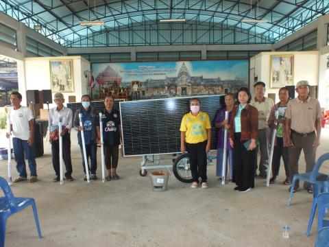พิธีส่งมอบเทคโนโลยีพลังงานระดับชุมชน ณ หอประชุมองค์การบริหารส่วนตำบลโคกสะอาด อำเภอลำปลายมาศ จังหวัดบุรีรัมย์ วันที่ 28 เดือนสิงหาคม 2568