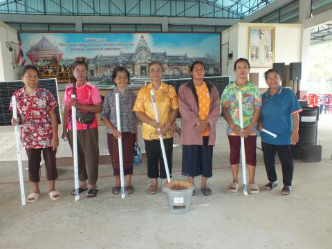 พิธีส่งมอบเทคโนโลยีพลังงานระดับชุมชน ณ หอประชุมองค์การบริหารส่วนตำบลโคกสะอาด อำเภอลำปลายมาศ จังหวัดบุรีรัมย์ วันที่ 28 เดือนสิงหาคม 2568