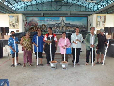 พิธีส่งมอบเทคโนโลยีพลังงานระดับชุมชน ณ หอประชุมองค์การบริหารส่วนตำบลโคกสะอาด อำเภอลำปลายมาศ จังหวัดบุรีรัมย์ วันที่ 28 เดือนสิงหาคม 2568