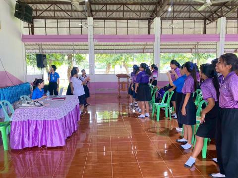 โครงการสร้างเสริมสุขภาพเชิงรุก เพื่อลดภาวะคลอดก่อนกำหนด วันที่ 22 สิงหาคม 2568 ณ หอประชุมโรงเรียนบ้านว่านเขื่อนค้อวิทยา