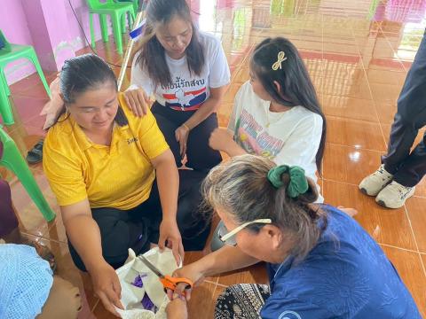 โครงการทำหมอนหลอดเพื่อสุขภาพ ประจำปีงบประมาณ 2568