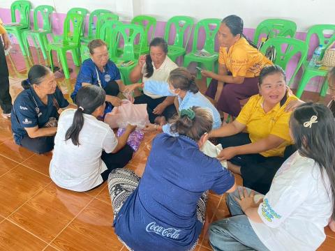 โครงการทำหมอนหลอดเพื่อสุขภาพ ประจำปีงบประมาณ 2568