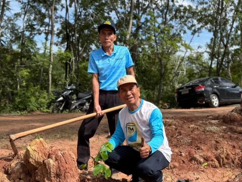 โครงการปลูกป่าเฉลิมพระเกียรติสมเด็จพระนางเจ้าสิริกิติ์พระบรมราชินีนาถ พระบรมราชชนนีพันปีหลวง ประจำปีงบประมาณ 2569 ณ บริเวณป่าชุมชนบ้านหนองโน ม.10 ต.โคกสะอาด อ.ลำปลายมาศ จ.บุรีรัมย์ ในวันพฤหัสบดีที่ 13 สิงหาคม 2569