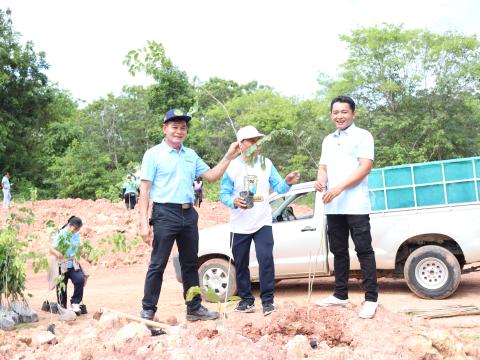 โครงการปลูกป่าเฉลิมพระเกียรติสมเด็จพระนางเจ้าสิริกิติ์พระบรมราชินีนาถ พระบรมราชชนนีพันปีหลวง ประจำปีงบประมาณ 2569 ณ บริเวณป่าชุมชนบ้านหนองโน ม.10 ต.โคกสะอาด อ.ลำปลายมาศ จ.บุรีรัมย์ ในวันพฤหัสบดีที่ 13 สิงหาคม 2569