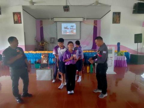 โครงการฝึกอบรมดับเพลิงขั้นพื้นฐานในสถานศึกษา ประจำปีงบประมาณ 2569 วันที่ 14 สิงหาคม 2569 ณ โรงเรียนบ้านว่านเขื่อนค้อวิทยา จัดโดย งานป้องกันและบรรเทาสาธารณภัย สำนักปลัด องค์การบริหารส่วนตำบลโคกสะอาด อำเภอลำปลายมาศ จังหวัดบุรีรัมย์