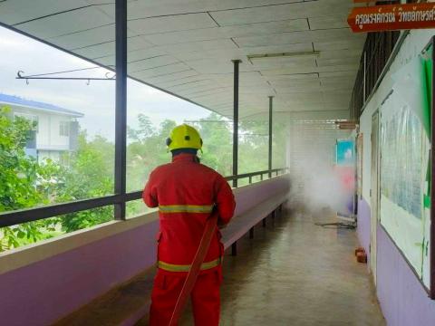 โครงการฝึกอบรมดับเพลิงขั้นพื้นฐานในสถานศึกษา ประจำปีงบประมาณ 2569 วันที่ 14 สิงหาคม 2569 ณ โรงเรียนบ้านว่านเขื่อนค้อวิทยา จัดโดย งานป้องกันและบรรเทาสาธารณภัย สำนักปลัด องค์การบริหารส่วนตำบลโคกสะอาด อำเภอลำปลายมาศ จังหวัดบุรีรัมย์