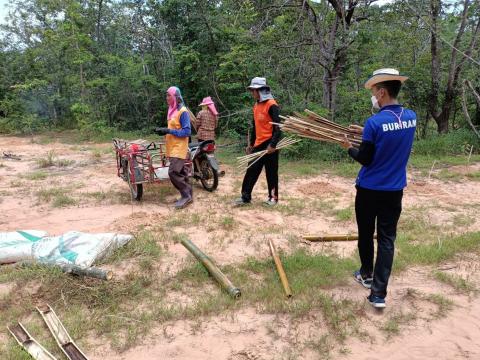 กองส่งเสริมการเกษตร เตรียมสถานที่ปลูกป่าเฉลิมพระเกียรติ สมเด็จพร