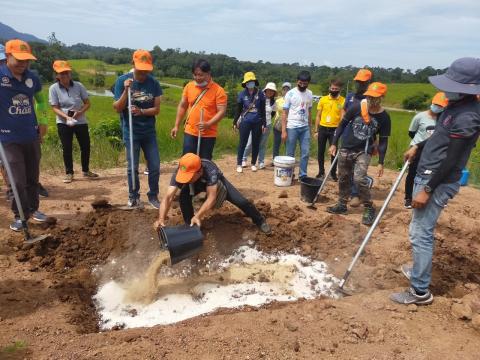 โครงการฝึกอบรมเพื่อเพิ่มประสิทธิภาพการปฏิบัติงานและพัฒนาคุณธรรมจ