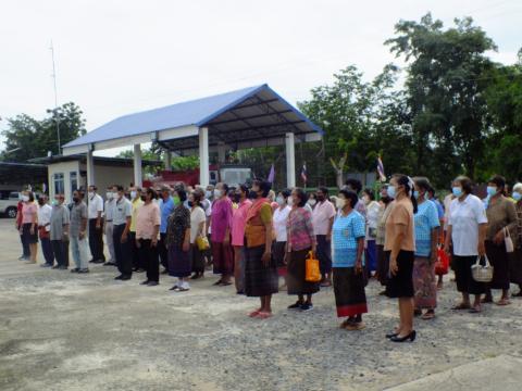 ​โครงการโรงเรียนผู้สูงอายุ สังคมสูงวัย ใส่ใจสุขภาพ วันที่ 1 กรกฎาคม 2565​ ณ​ หอประชุม​องค์การ​บริหาร​ส่วน​ตำบล​โคก​สะอาด (สัปดาห์ที่2)