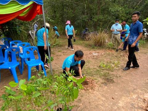 โครงการปลูกป่าเฉลิมพระเกียรติสมเด็จพระนางเจ้าสิริกิติ์ พระบรมราชินีนาถ พระบรมราชชนนีพันปีหลวง ประจำปีงบประมาณ 2565 วันอังคารที่ 9 สิงหาคม 2565